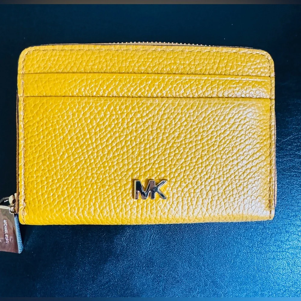 Set of 2 Michael Kors Brooklyn Pebbled Leather Satchel with Coin Purse - Picture 12 of 14